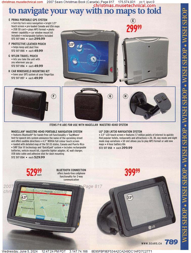 2007 Sears Christmas Book (Canada), Page 817