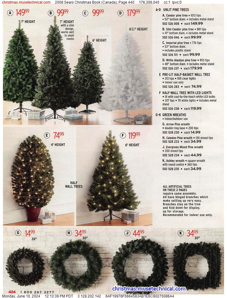 2008 Sears Christmas Book (Canada), Page 440