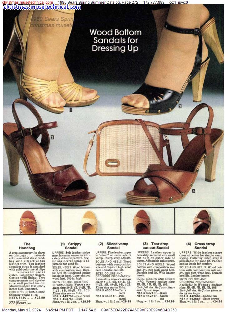 1980 Sears Spring Summer Catalog, Page 272