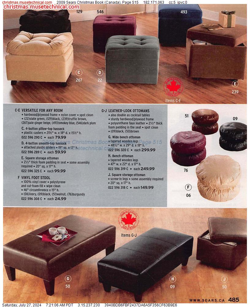 2009 Sears Christmas Book (Canada), Page 515