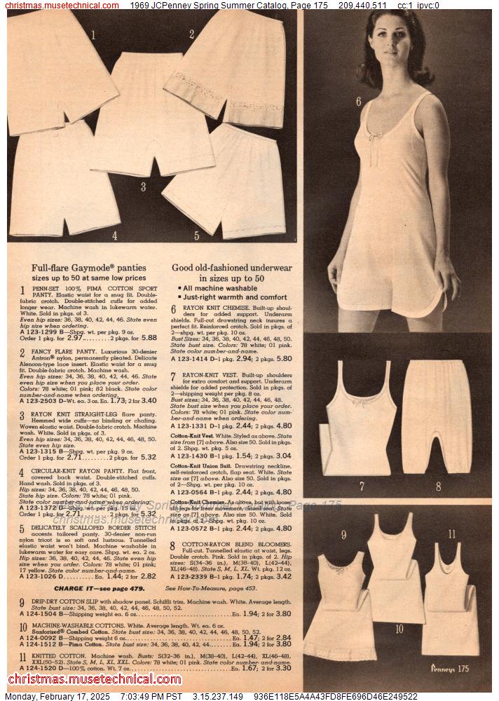 1969 JCPenney Spring Summer Catalog, Page 175