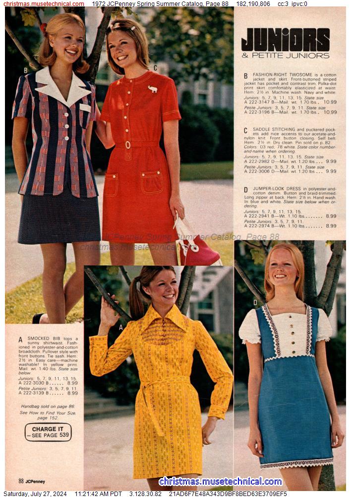 1972 JCPenney Spring Summer Catalog, Page 88