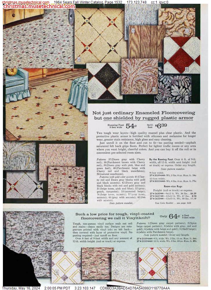 1964 Sears Fall Winter Catalog, Page 1532