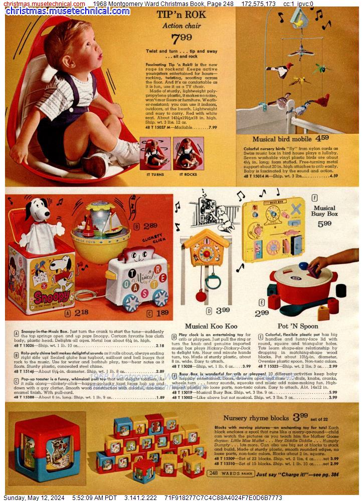 1968 Montgomery Ward Christmas Book, Page 248