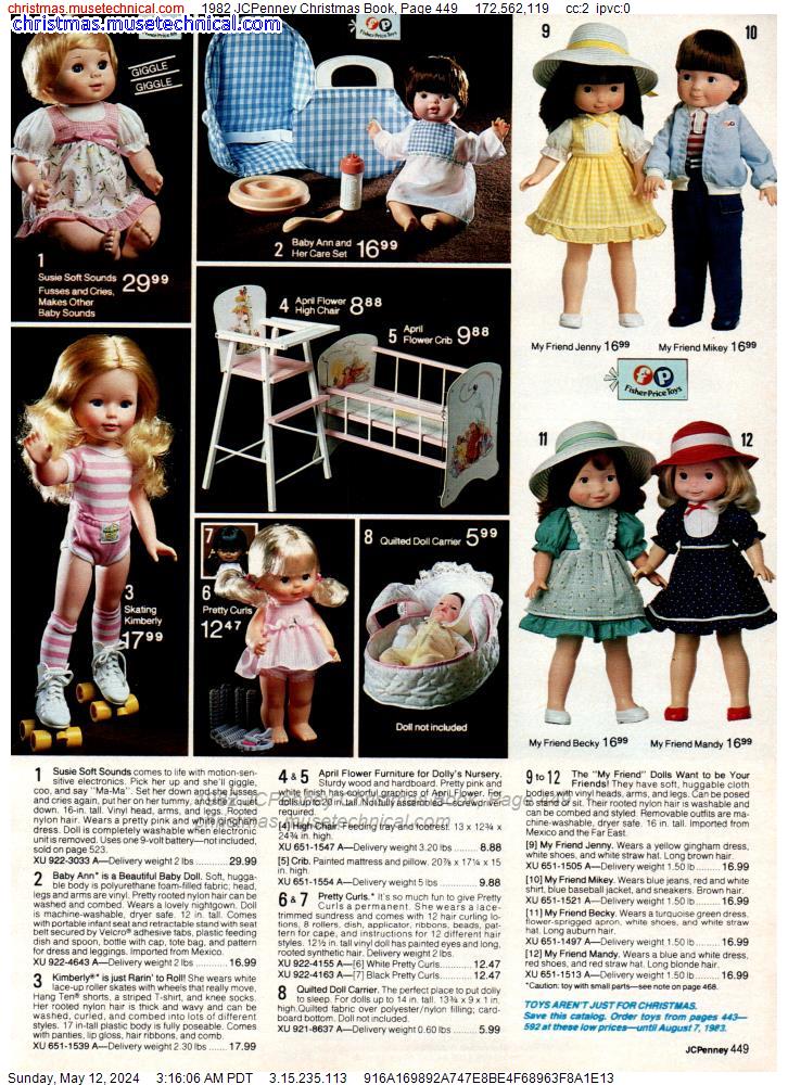 1982 JCPenney Christmas Book, Page 449