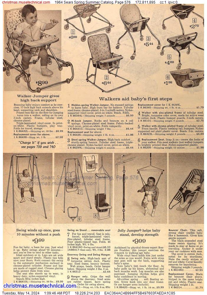 1964 Sears Spring Summer Catalog, Page 576