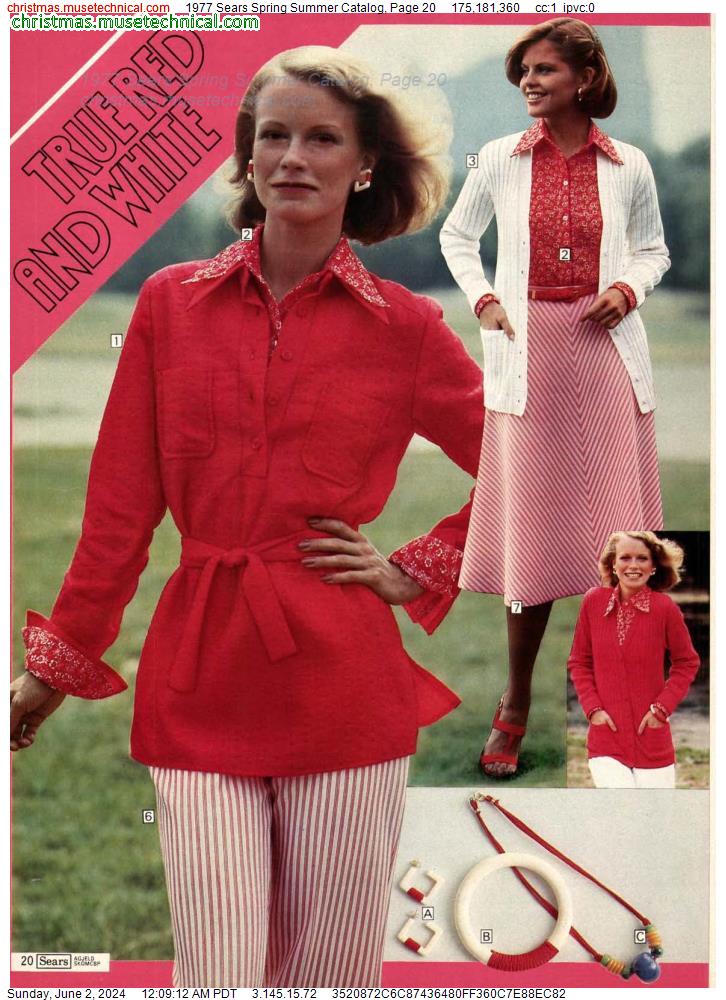 1977 Sears Spring Summer Catalog, Page 20