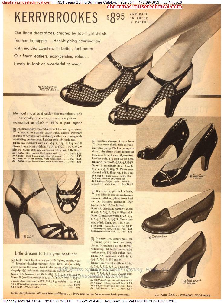 1954 Sears Spring Summer Catalog, Page 364