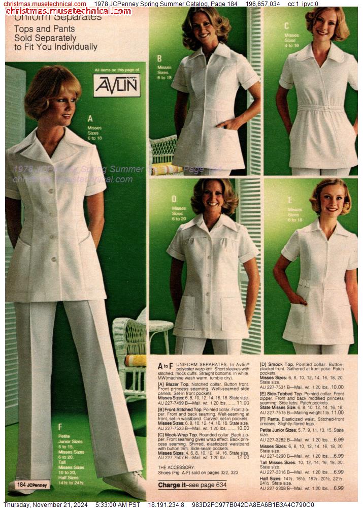 1978 JCPenney Spring Summer Catalog, Page 184