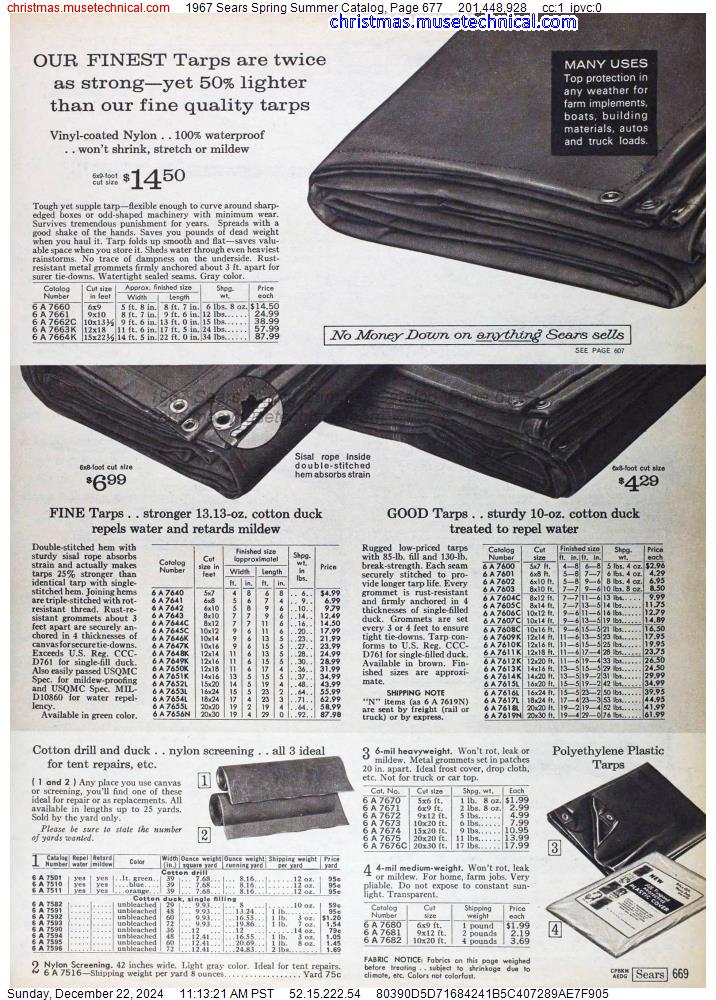 1967 Sears Spring Summer Catalog, Page 677