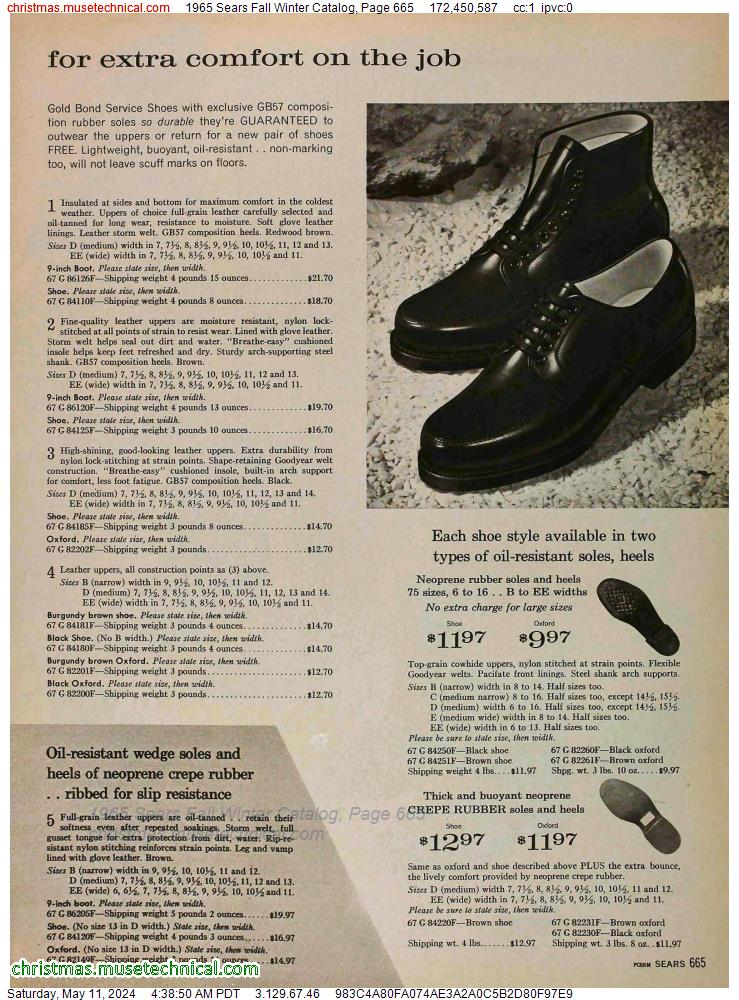 1965 Sears Fall Winter Catalog, Page 665