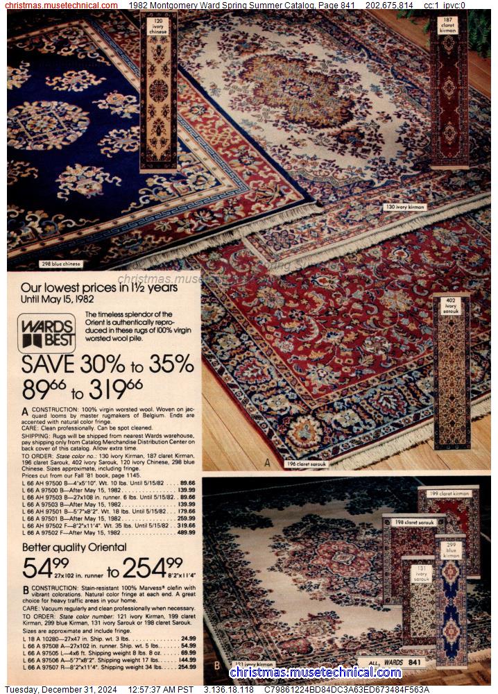 1982 Montgomery Ward Spring Summer Catalog, Page 841