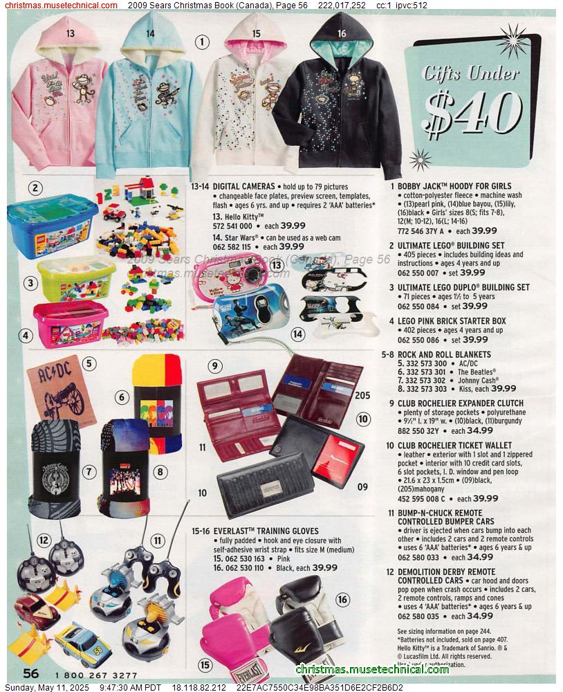2009 Sears Christmas Book (Canada), Page 56