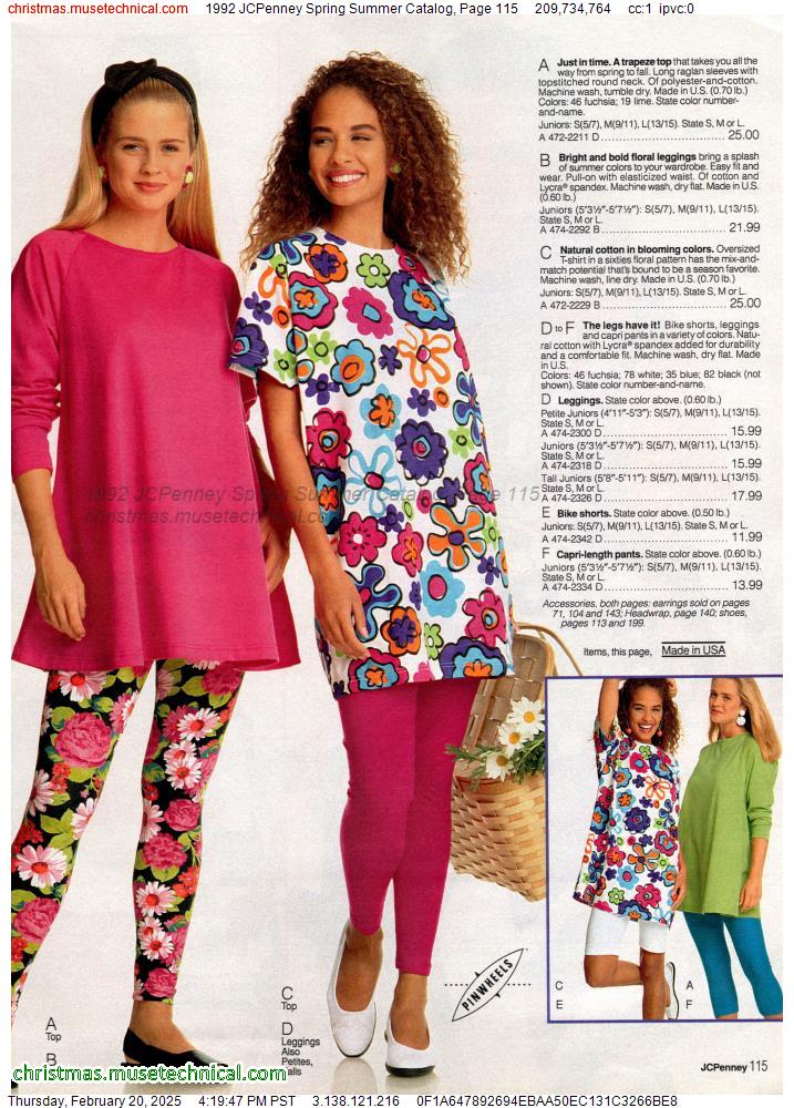 1992 JCPenney Spring Summer Catalog, Page 115