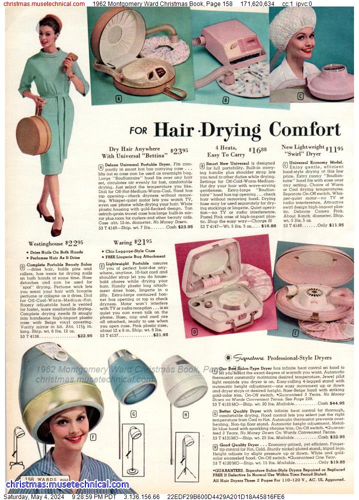 1962 Montgomery Ward Christmas Book, Page 158