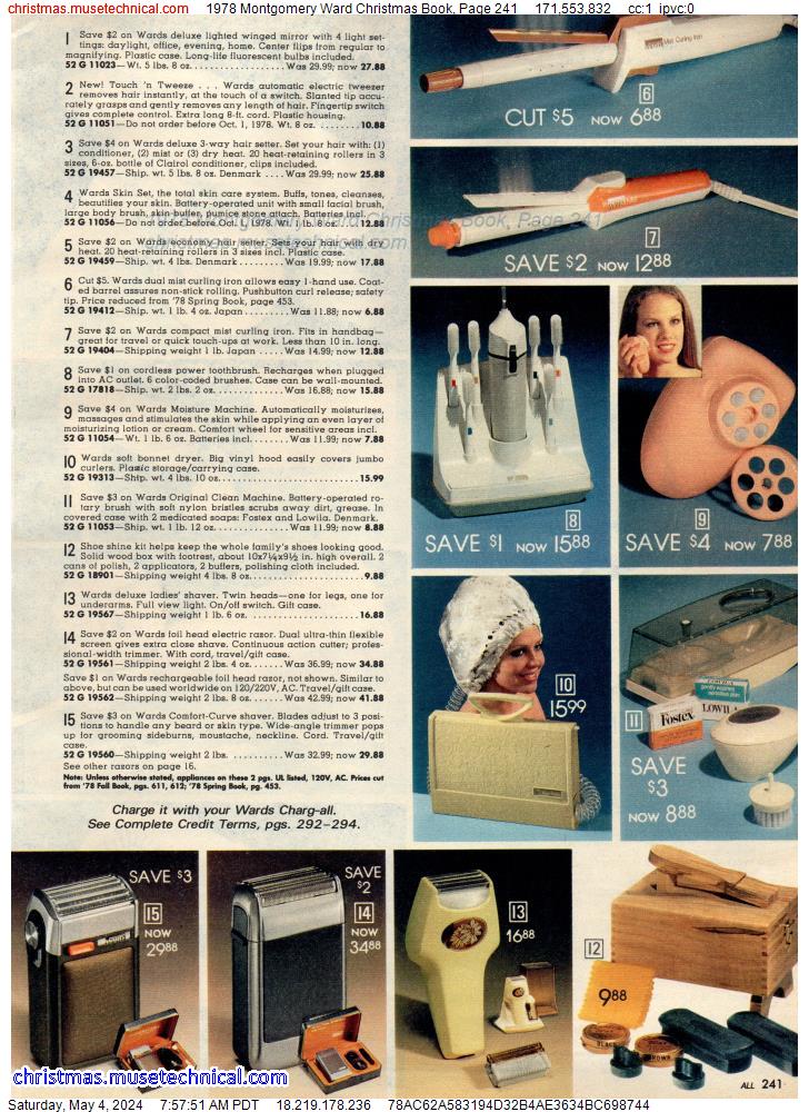 1978 Montgomery Ward Christmas Book, Page 241