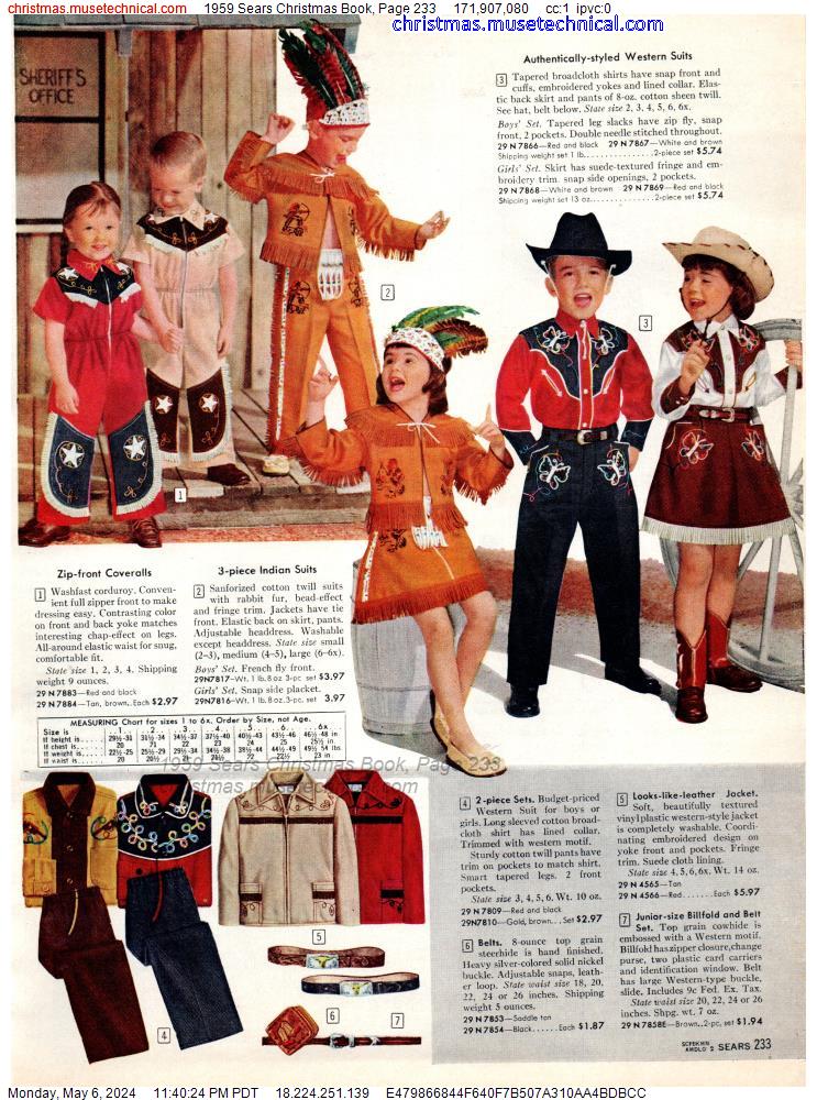 1959 Sears Christmas Book, Page 233