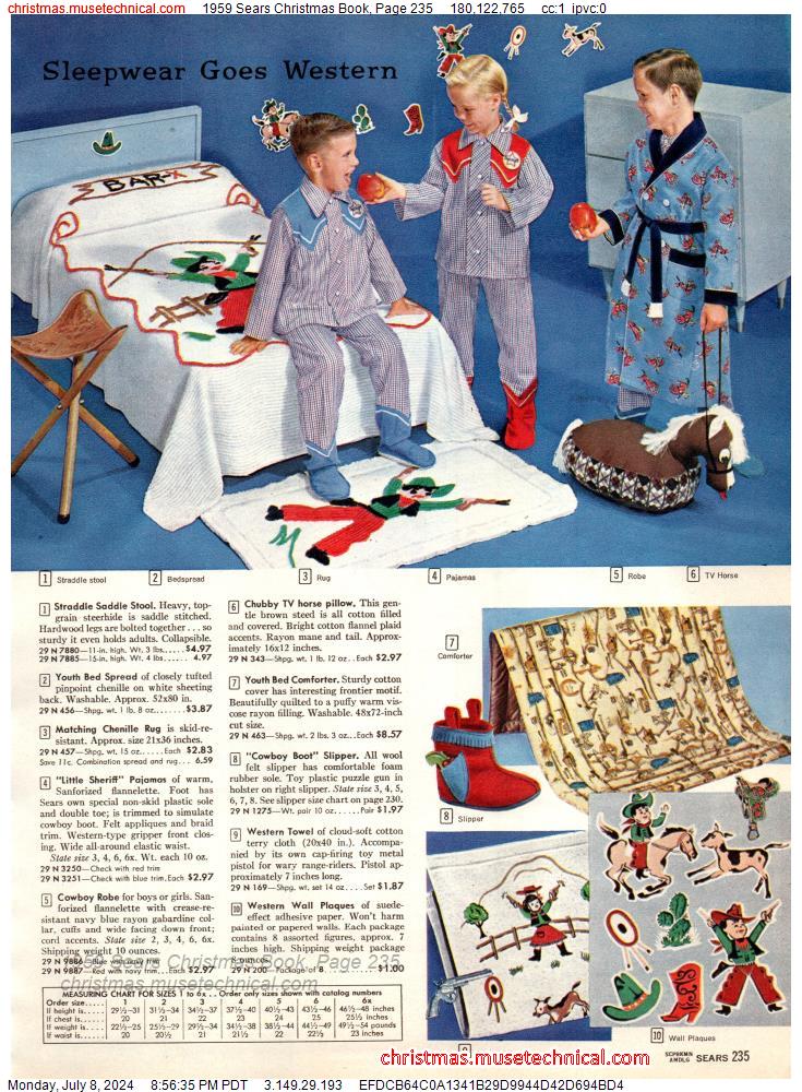 1959 Sears Christmas Book, Page 235