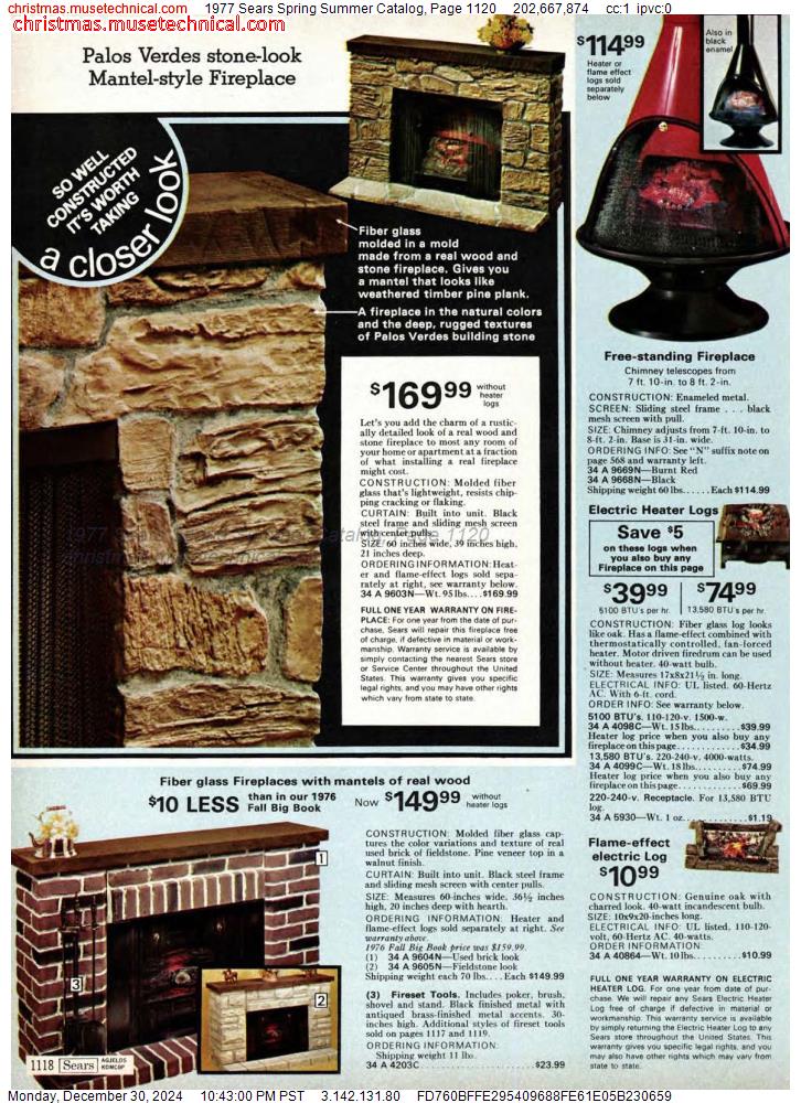 1977 Sears Spring Summer Catalog, Page 1120