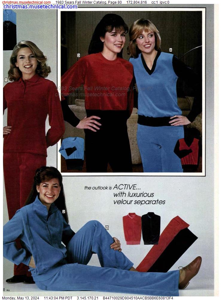1983 Sears Fall Winter Catalog, Page 80