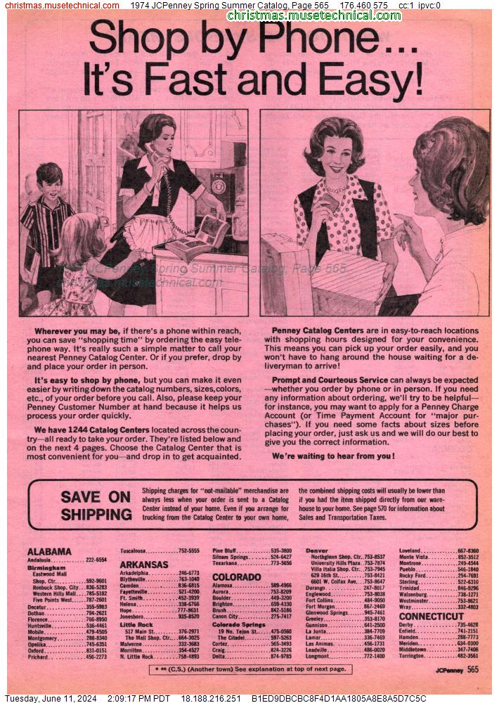 1974 JCPenney Spring Summer Catalog, Page 565