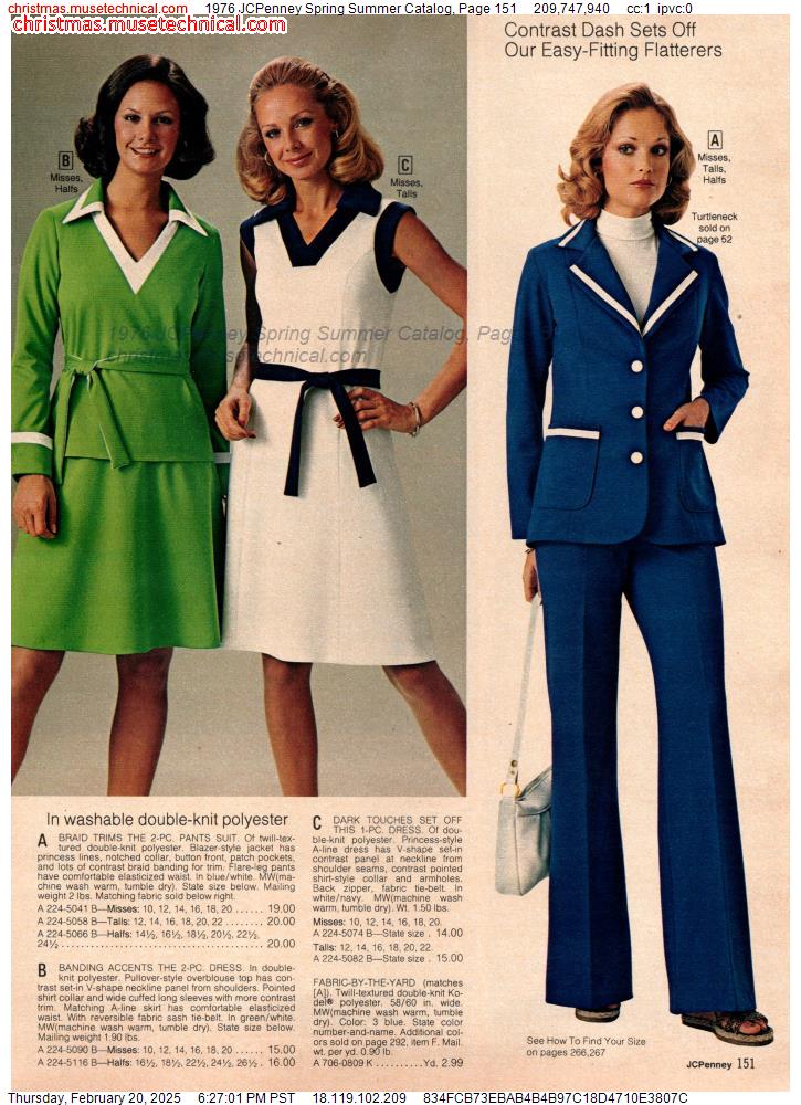 1976 JCPenney Spring Summer Catalog, Page 151