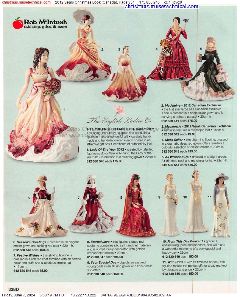 2012 Sears Christmas Book (Canada), Page 354