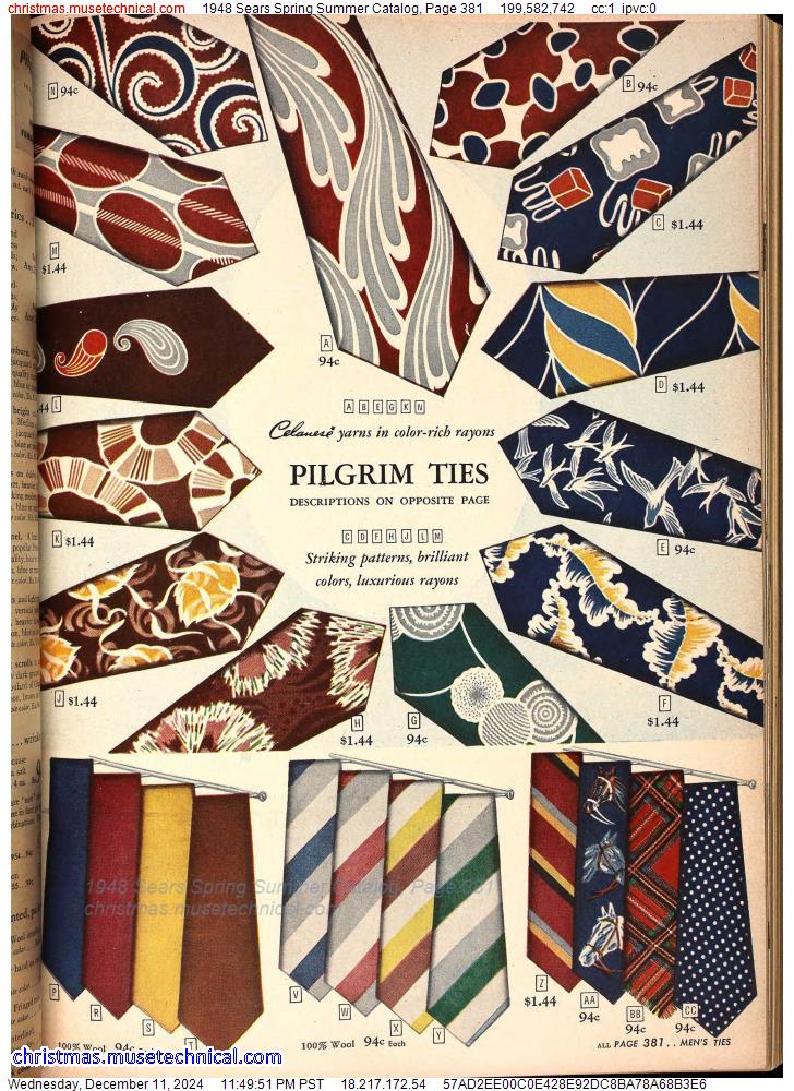 1948 Sears Spring Summer Catalog, Page 381