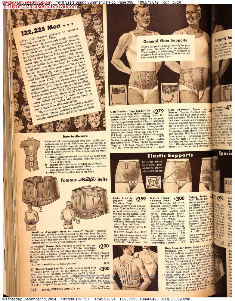 1948 Sears Spring Summer Catalog, Page 398