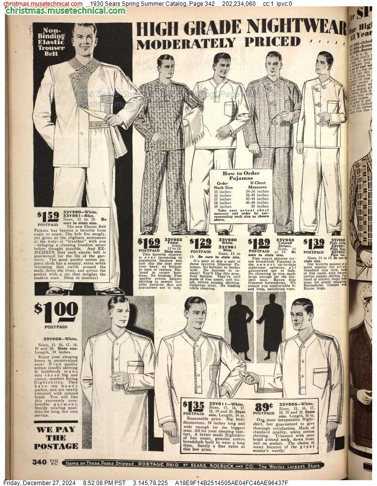 1930 Sears Spring Summer Catalog, Page 342