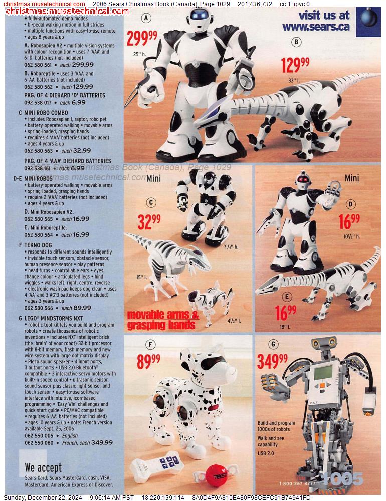 2006 Sears Christmas Book (Canada), Page 1029