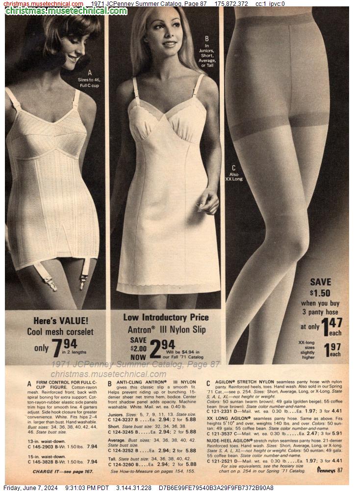 1971 JCPenney Summer Catalog, Page 87