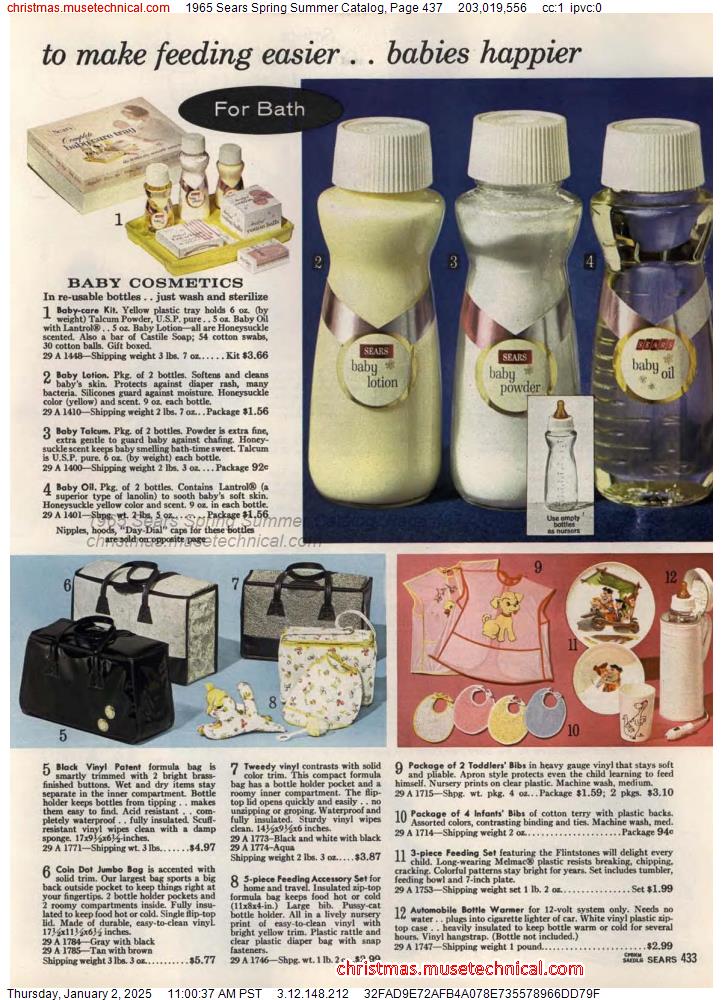 1965 Sears Spring Summer Catalog, Page 437