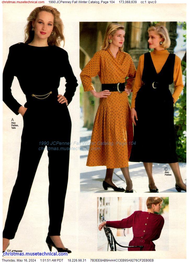 1990 JCPenney Fall Winter Catalog, Page 104 - Catalogs & Wishbooks