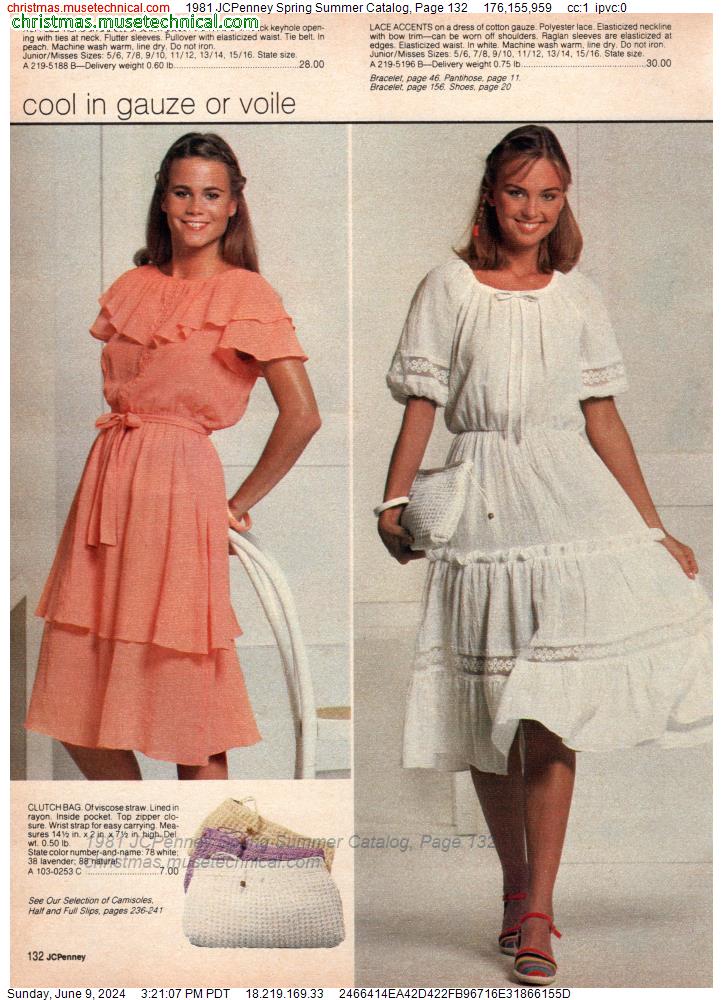 1981 JCPenney Spring Summer Catalog, Page 132