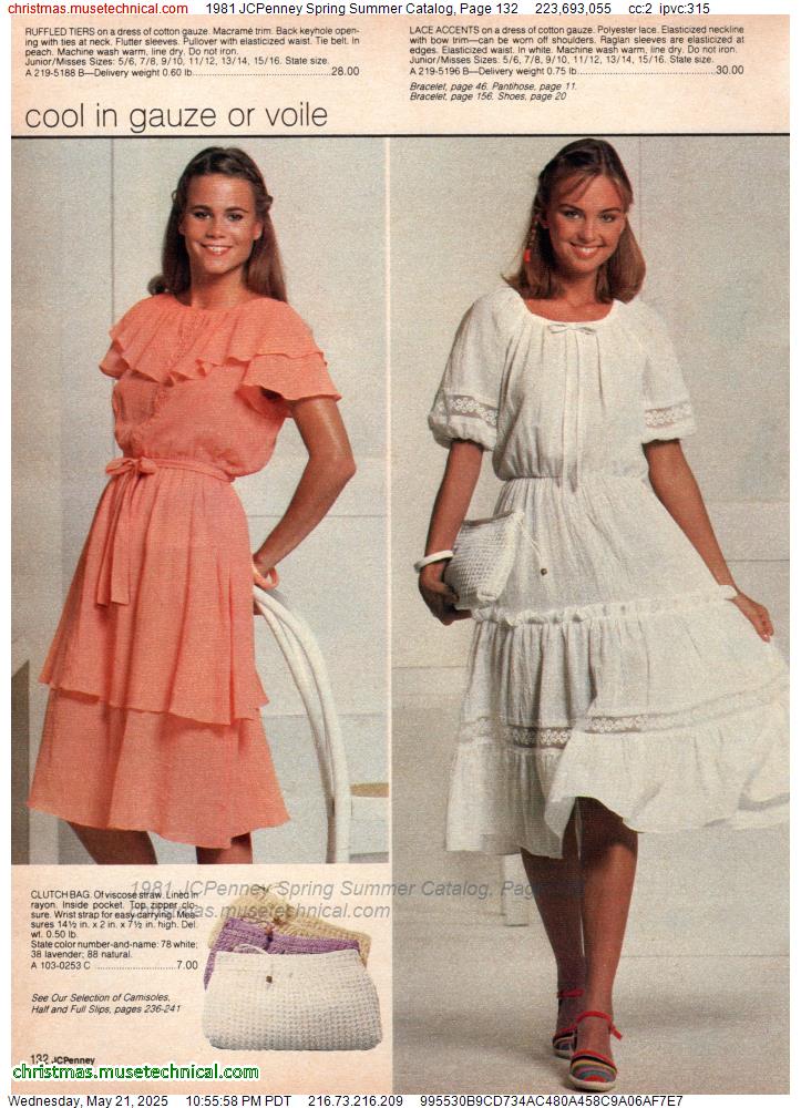 1981 JCPenney Spring Summer Catalog, Page 132