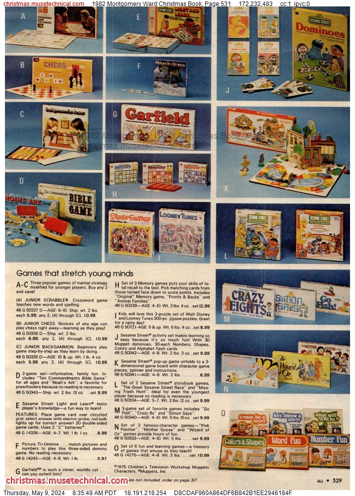 1982 Montgomery Ward Christmas Book, Page 531