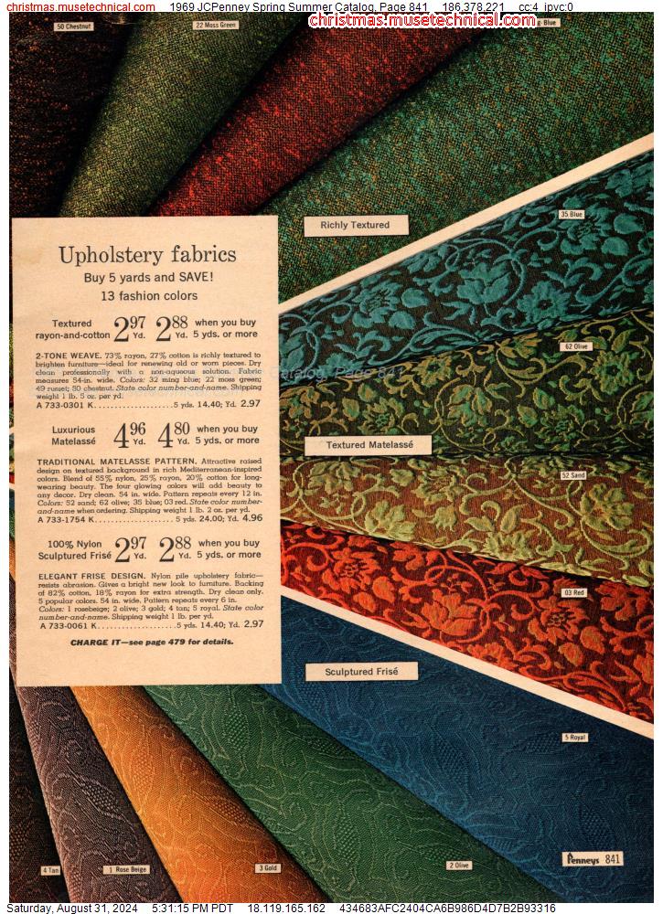 1969 JCPenney Spring Summer Catalog, Page 841