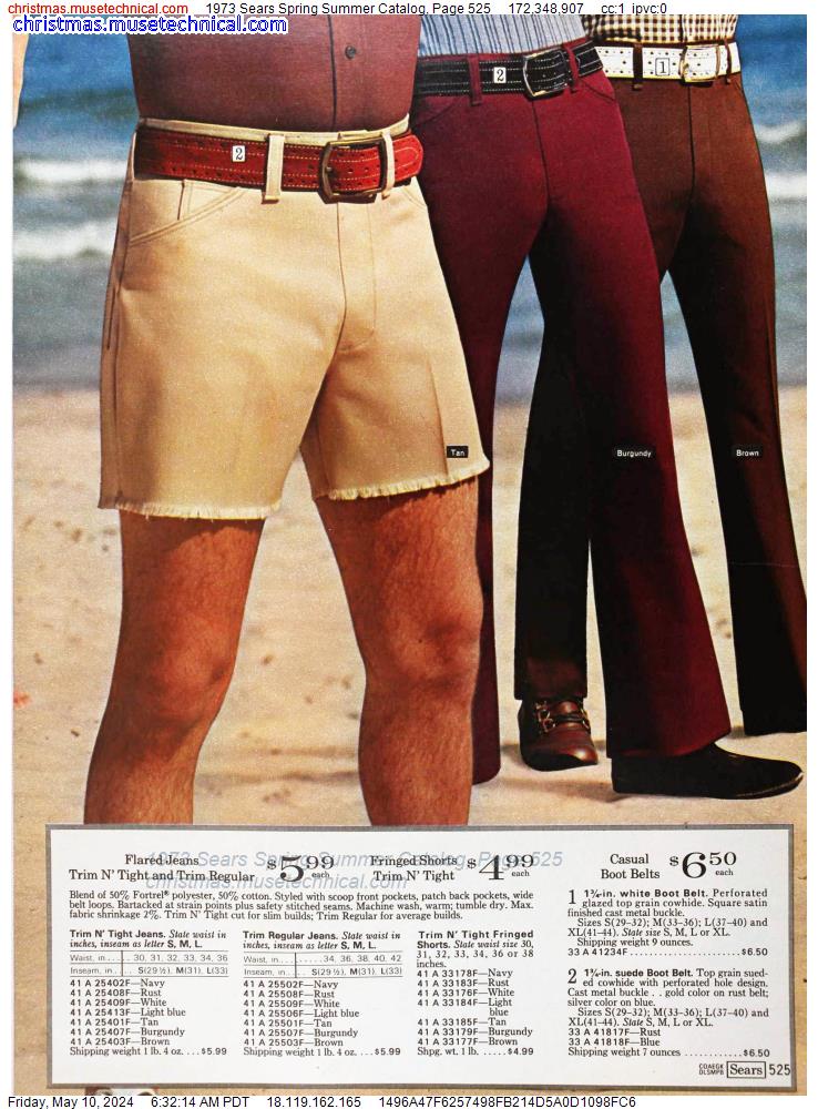 1973 Sears Spring Summer Catalog, Page 525