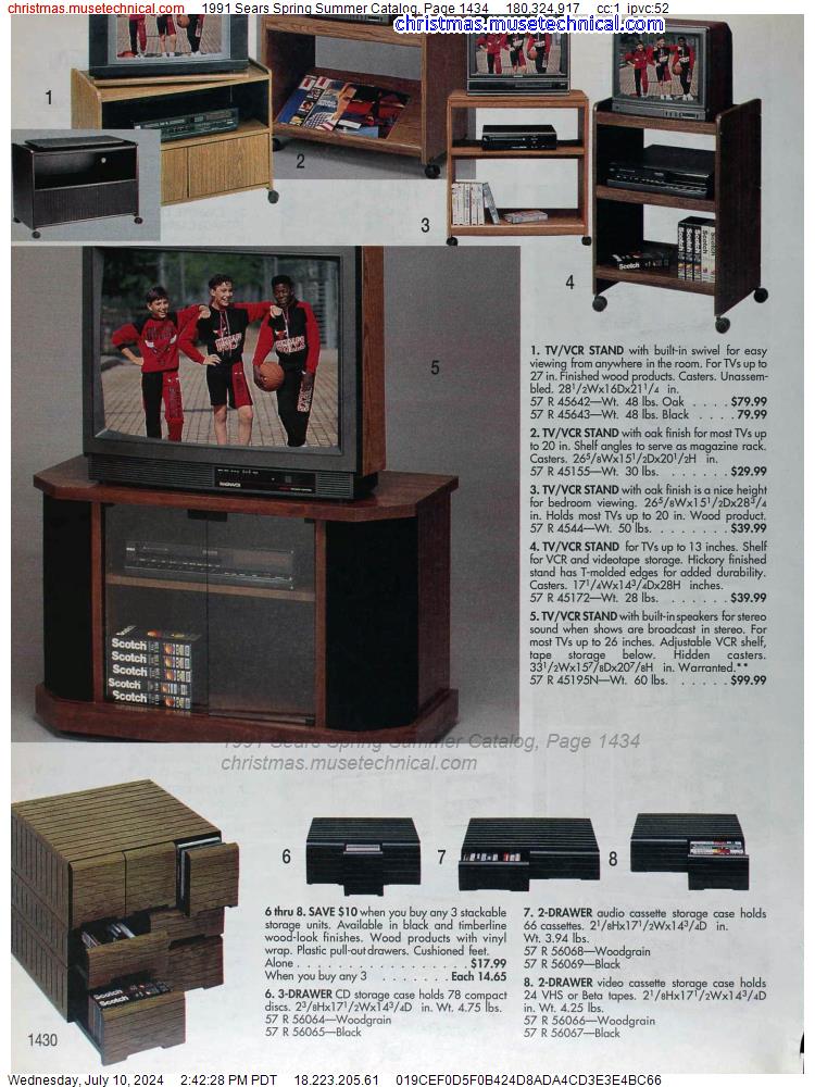 1991 Sears Spring Summer Catalog, Page 1434