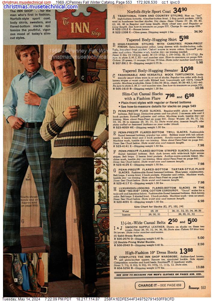 1969 JCPenney Fall Winter Catalog, Page 553