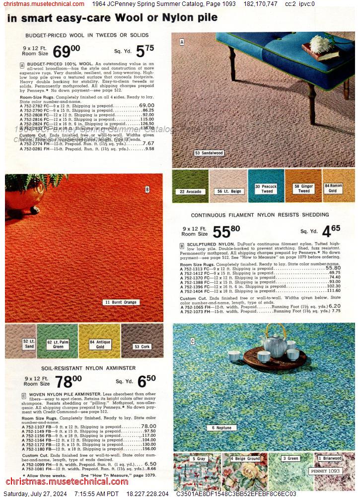 1964 JCPenney Spring Summer Catalog, Page 1093