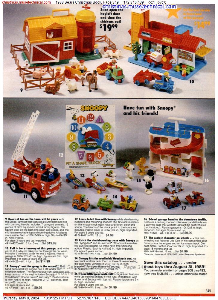 1988 Sears Christmas Book, Page 349