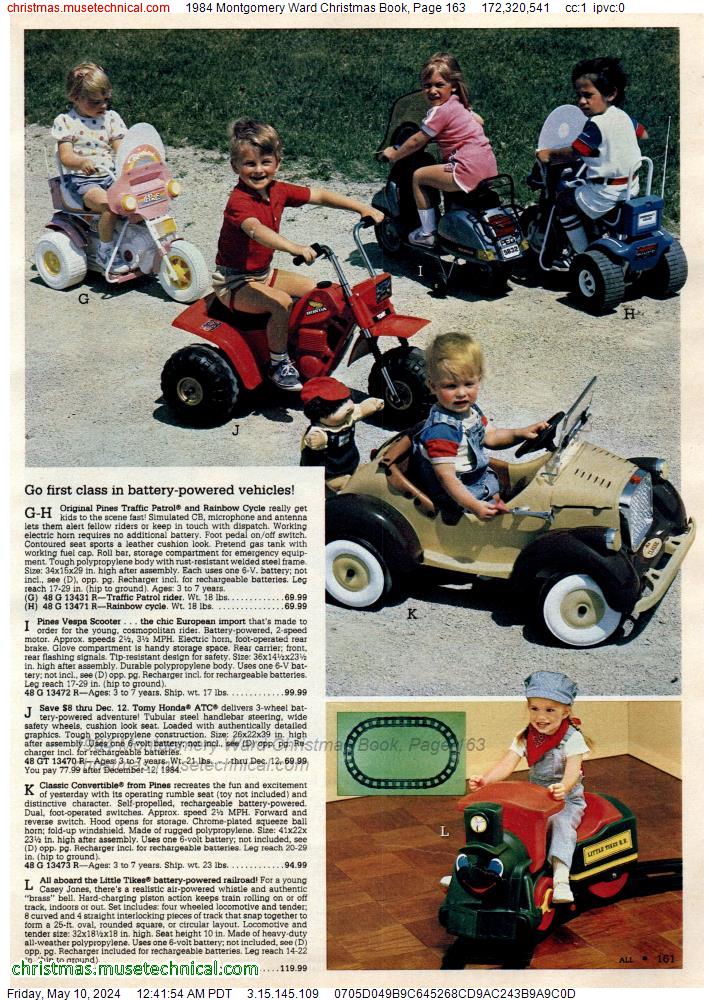 1984 Montgomery Ward Christmas Book, Page 163
