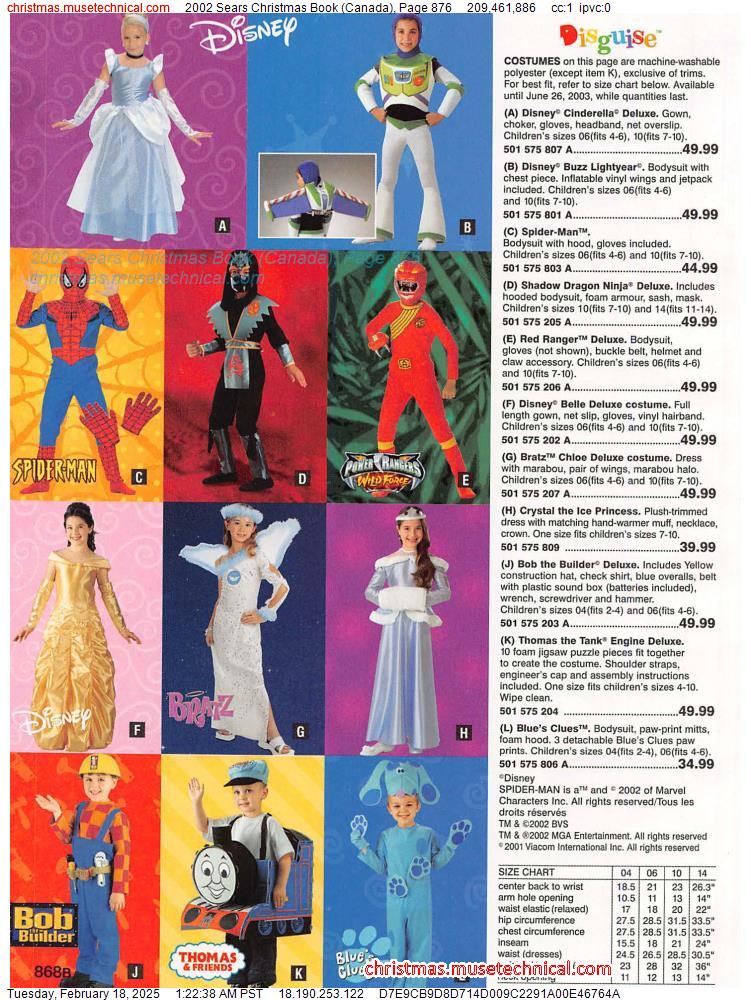 2002 Sears Christmas Book (Canada), Page 876