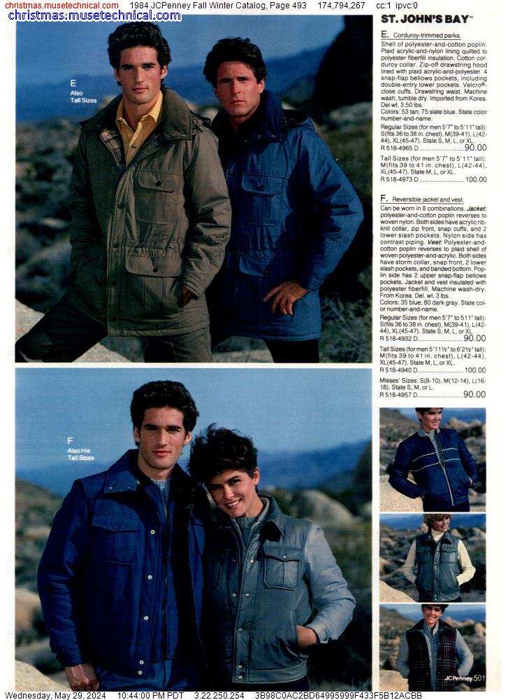 1984 JCPenney Fall Winter Catalog, Page 493