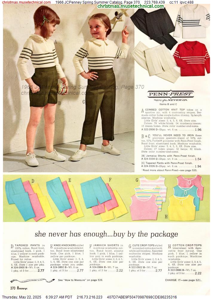 1966 JCPenney Spring Summer Catalog, Page 370