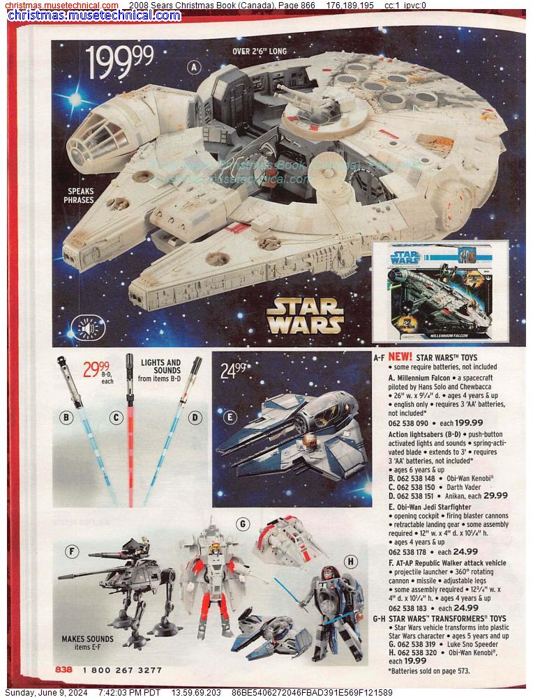 2008 Sears Christmas Book (Canada), Page 866