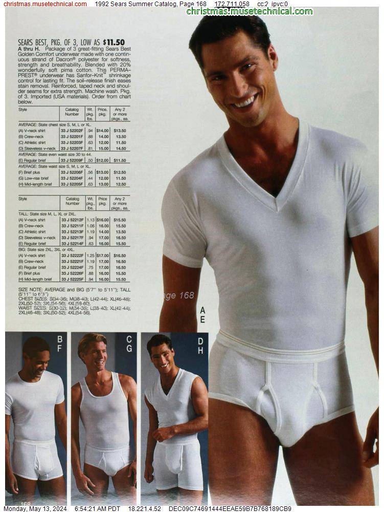 1992 Sears Summer Catalog, Page 168