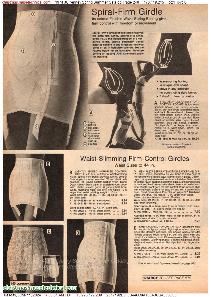 1974 JCPenney Spring Summer Catalog, Page 240